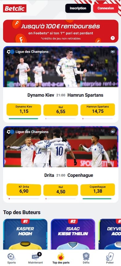 Service Client du Bet Clic en Ligne avec Numéro de Téléphone Gratuit pour Contact